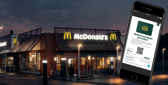 McDonalds väljer Retain24 för presentkort i alla sina kanaler!